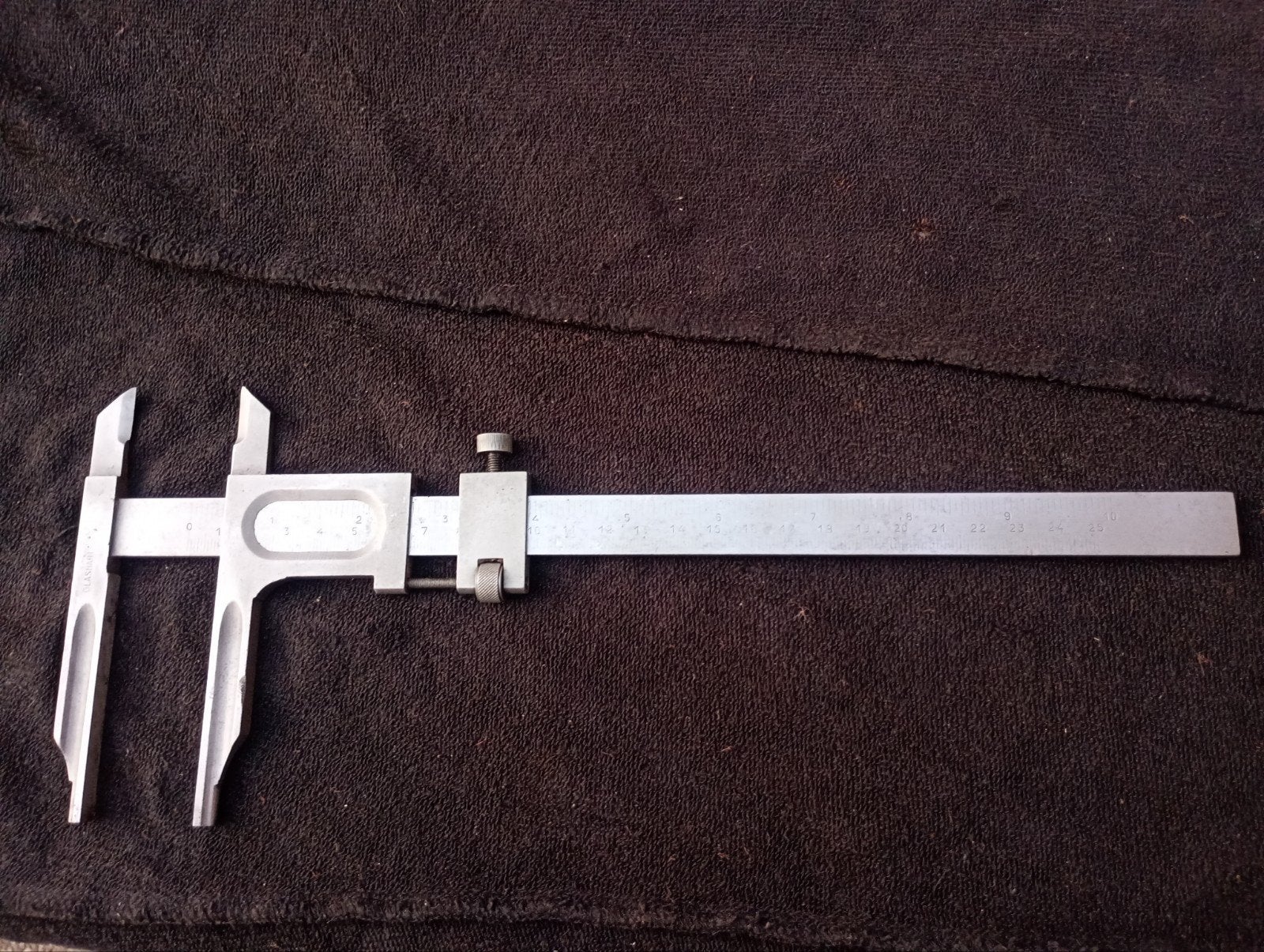 Glashart Helios antieke schuifmaat, Ophalen of Verzenden, Gebruikt, Afstand