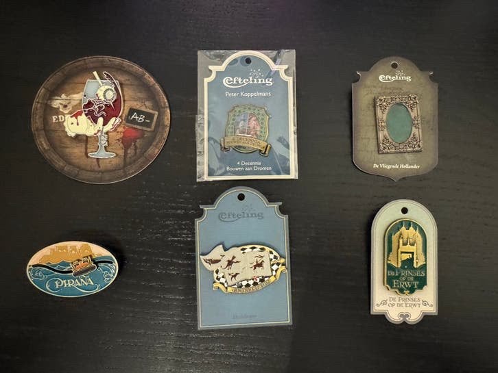 Diverse Efteling Pins: Exclusieve en Zeldzame Collectie, Ophalen of Verzenden, Zo goed als nieuw