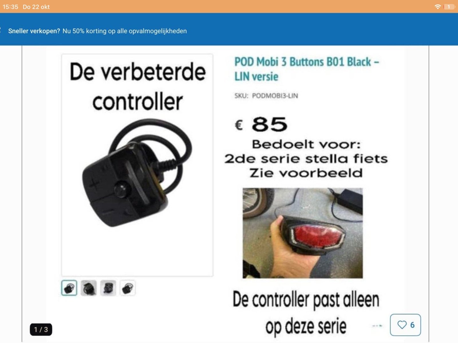 Stella nieuwste controler, Ophalen of Verzenden, Zo goed als nieuw