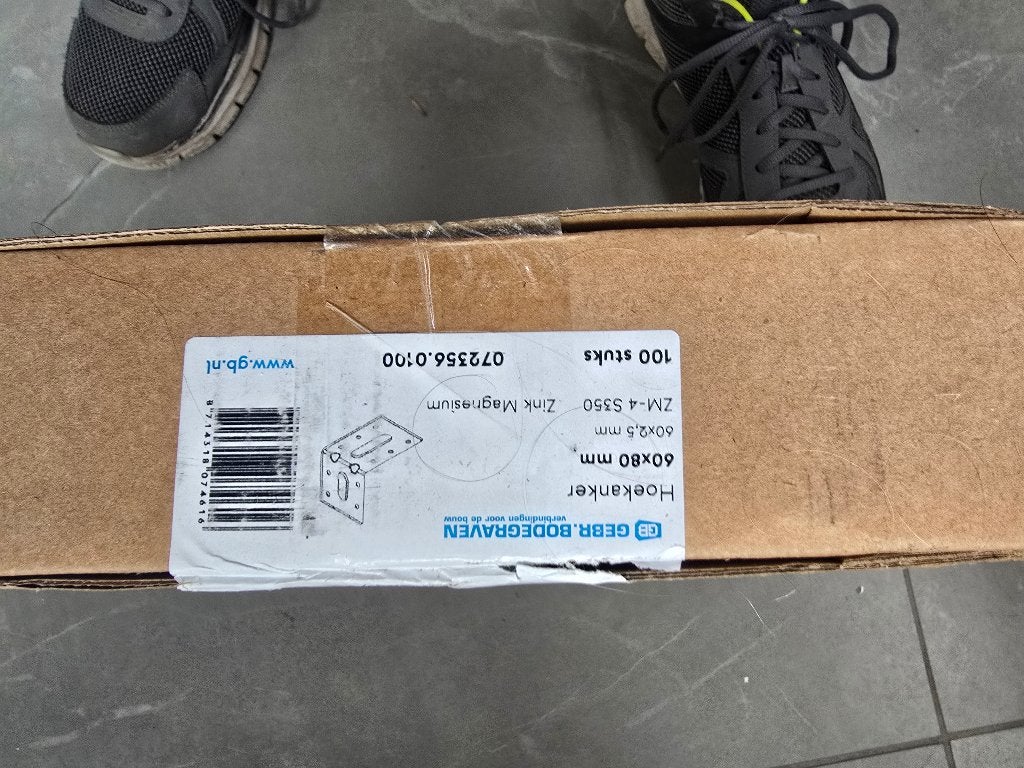 Hoekanker 80x60 nieuw, Ophalen, Nieuw, 50 tot 100 mm, Overige typen