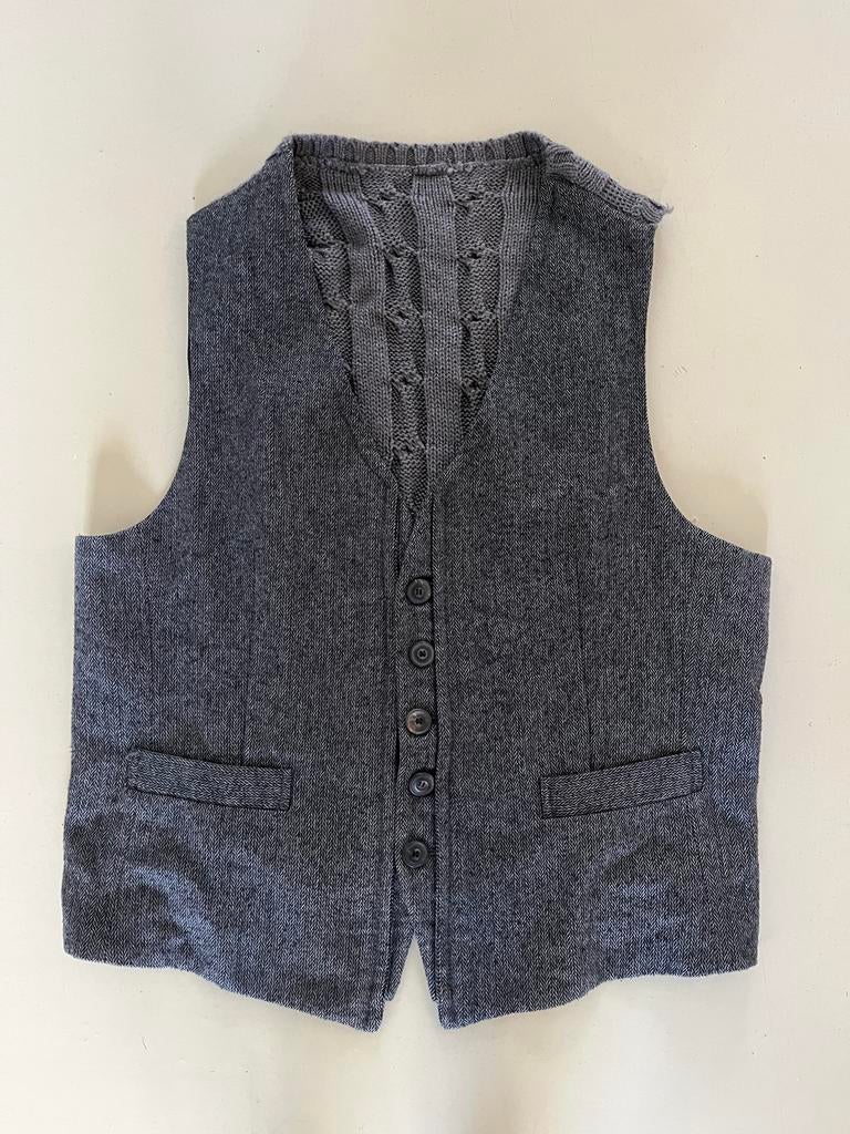 David Mayer Naman Gilet Wol Grijs XXL, Ophalen of Verzenden, Zo goed als nieuw