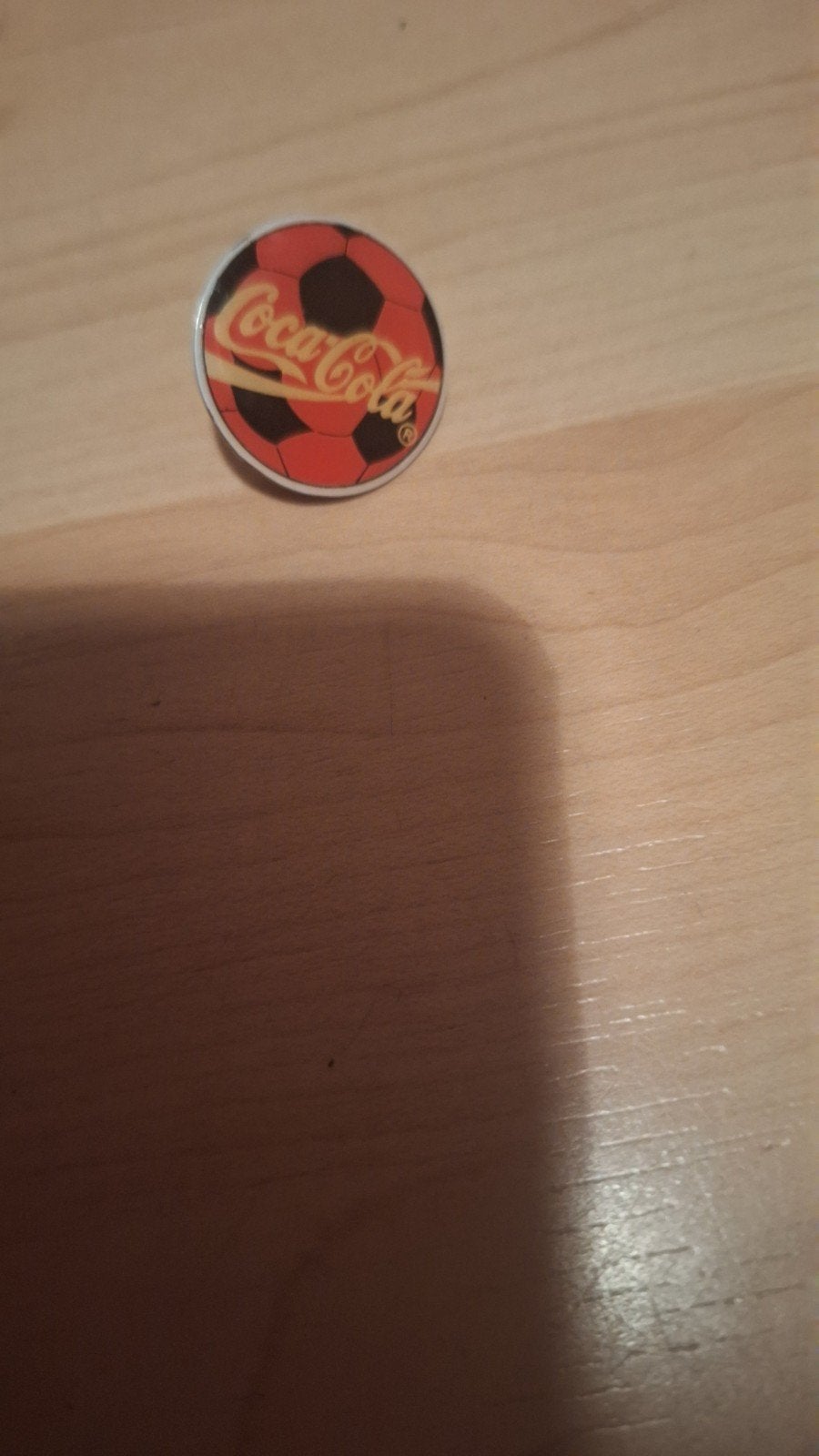 Coca-Cola Voetbal Pin - Vintage Collectible, Ophalen, Gebruikt, Overige typen
