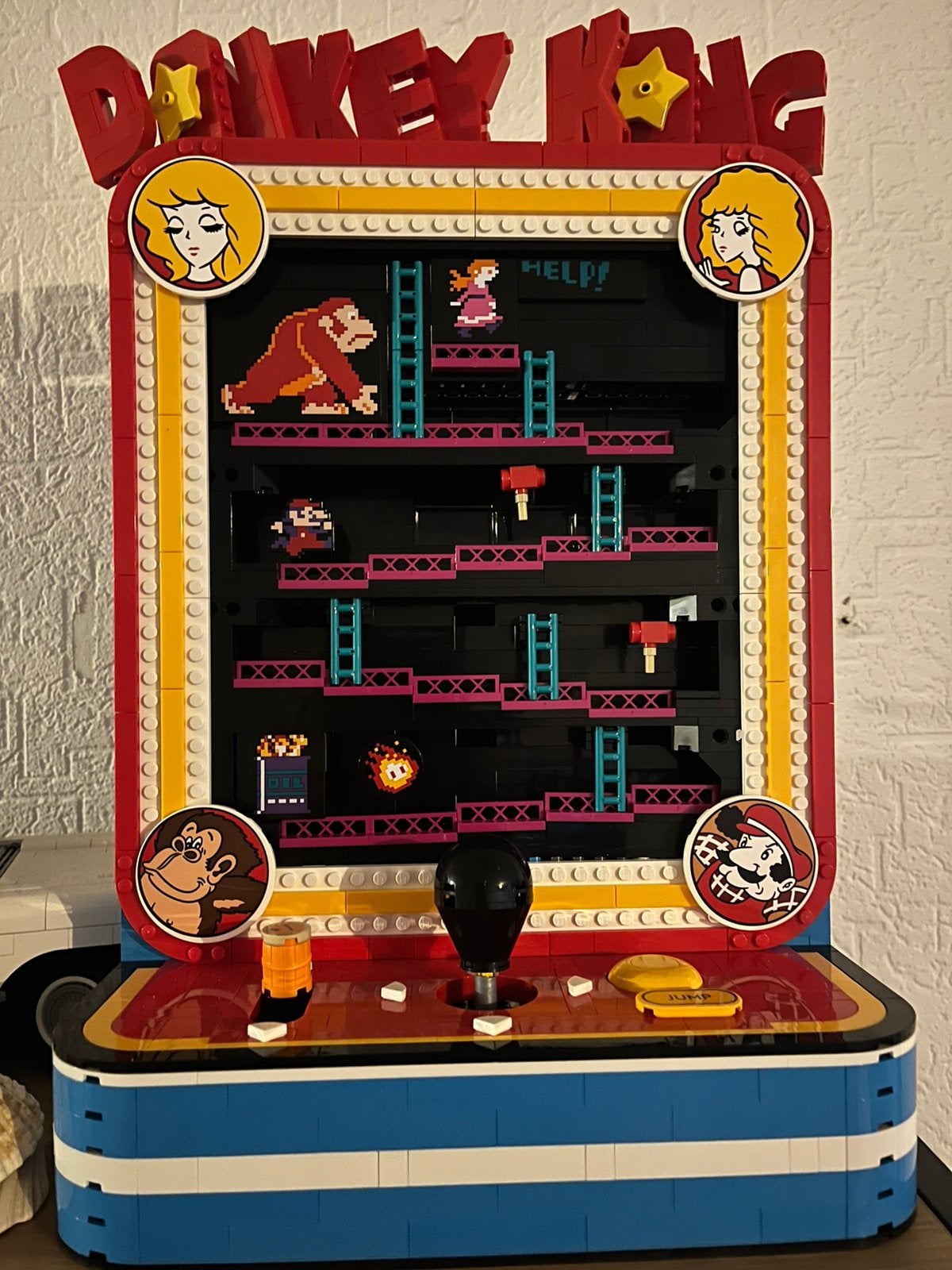 Lego donkey kong arcade kast, Ophalen, Zo goed als nieuw