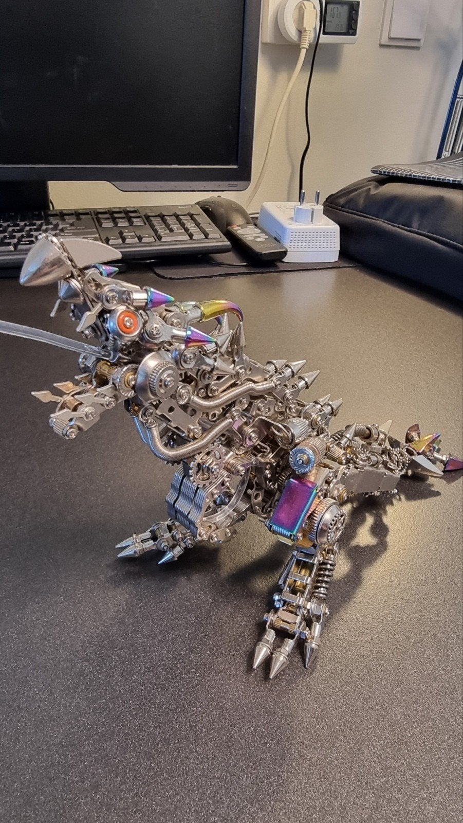 Metalen Draak Modelbouw Kit - Compleet & Gedetailleerd, Ophalen of Verzenden, Zo goed als nieuw, Groter dan 1:32