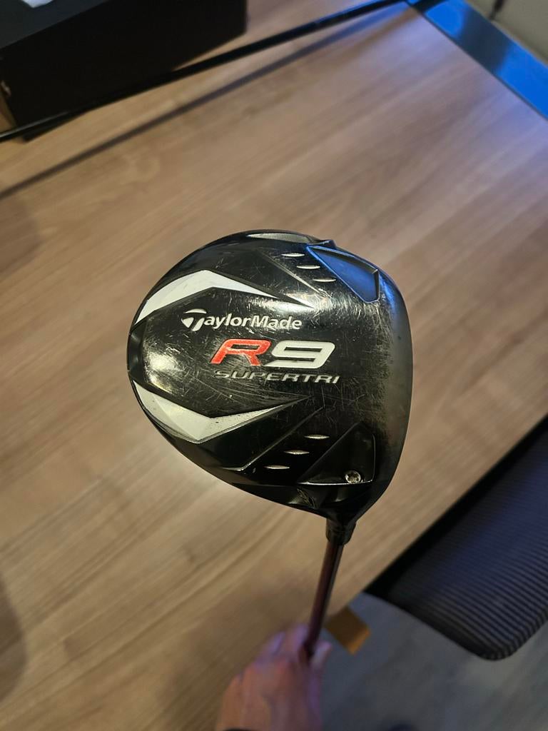 TaylorMade R9 SuperTri Driver - Flex S Fujikura Motore F1, Sport en Fitness, Golf, Gebruikt, Club, Overige merken, Ophalen of Verzenden