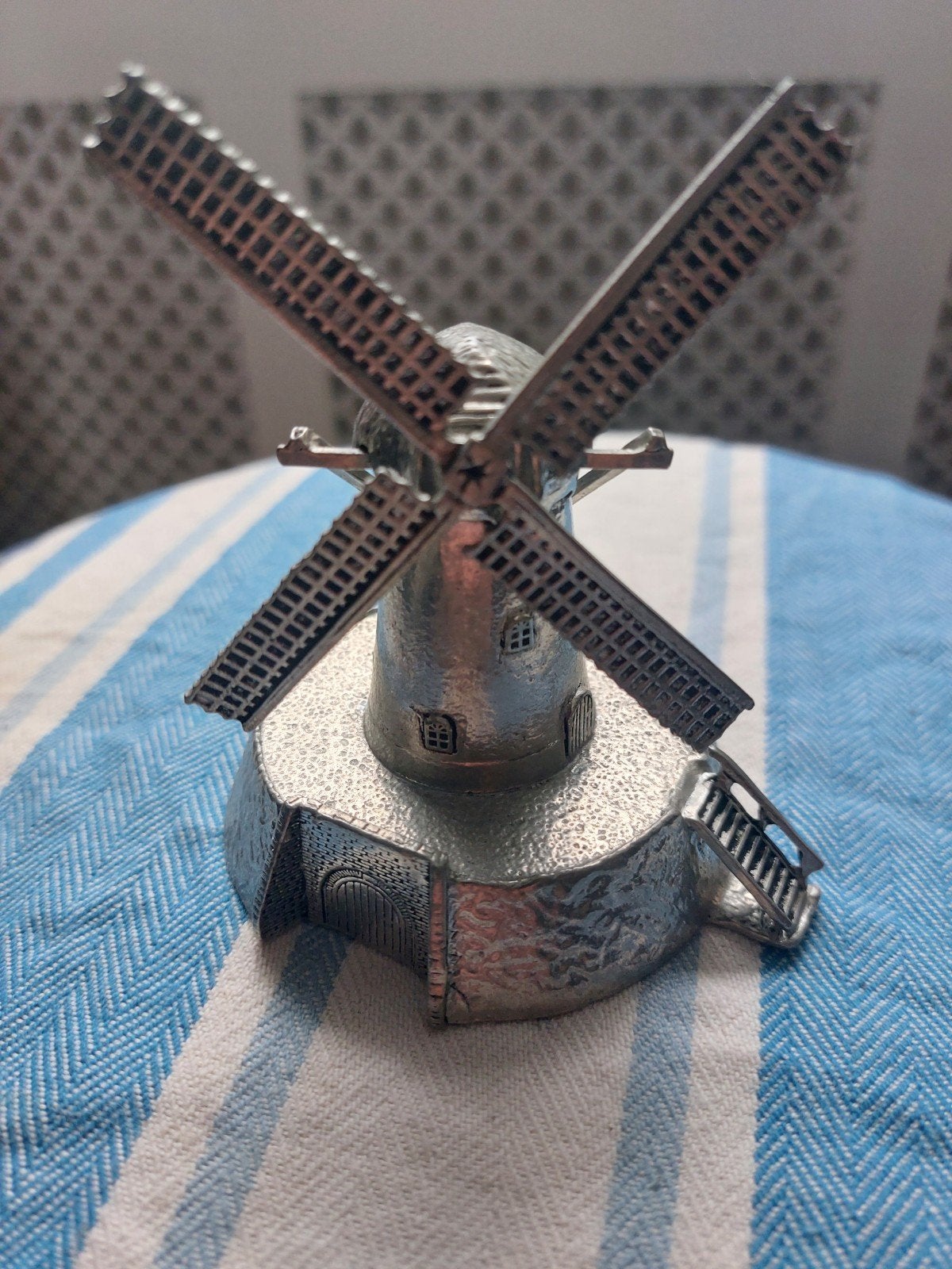 Vintage Artil Utrecht Tinnen Windmolen - Made in Holland, Antiek en Kunst, Ophalen of Verzenden