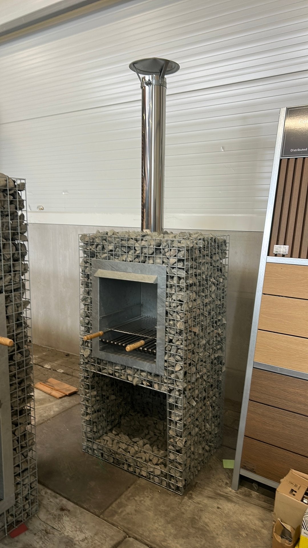 Schanskorf tuinhaard / bbq 80x152cm, Tuin en Terras, Tuinhaarden, Ophalen, Nieuw