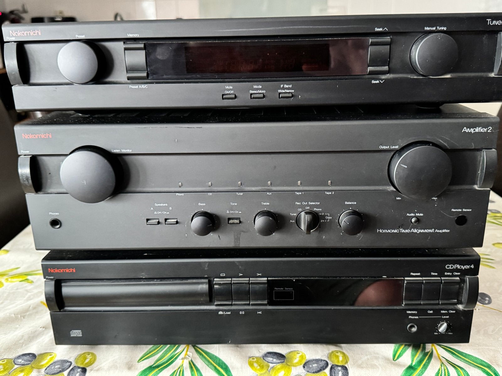 Nakamichi Tuner 2, Amplifier 2, CDPlayer 4 set, Overige merken, Gebruikt, Cd-speler, Losse componenten