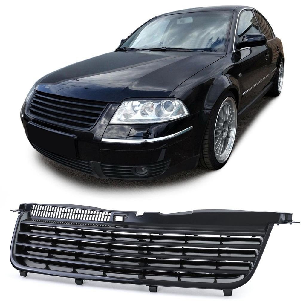 Grill Geschikt Voor VW Passat 3BG Zwart Zonder Embleem