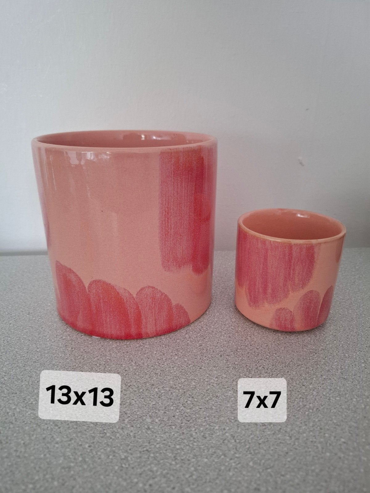 Intratuin bloempotten set - zo goed als nieuw, Rond, Ophalen of Verzenden, Zo goed als nieuw, Balkon