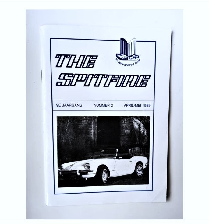 The Spitfire Clubblad #2#- April/Mei 1989-TSC, Ophalen of Verzenden, Zo goed als nieuw, Overige merken, Triumph Spitfire Club