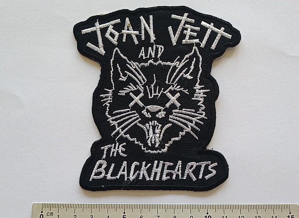 Joan Jett And The Blackhearts shaped patch j24 Runaways, Ophalen of Verzenden, Nieuw, Kleding