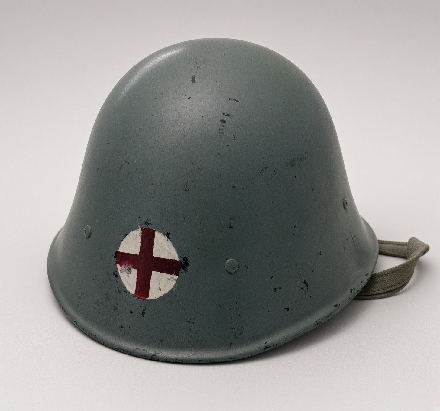 Nederlandse M40c (civiel) helm WW2, Verzamelen, Verzenden, Landmacht, Nederland, Helm of Baret
