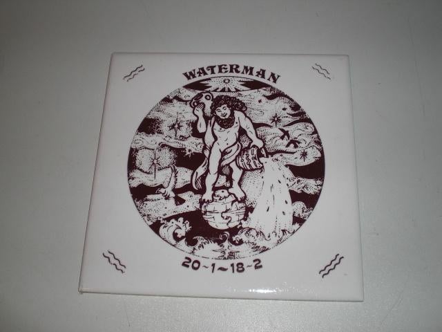 Tegeltje Waterman 20 - 1 18 - 2, Ophalen of Verzenden, Zo goed als nieuw