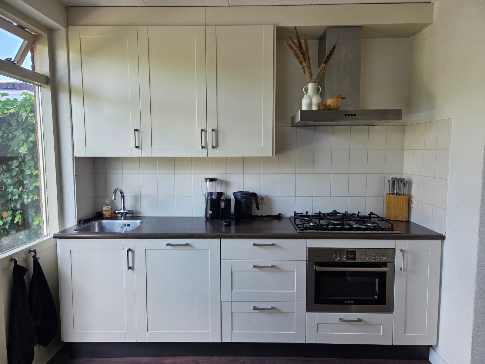 Complete keuken met Bosch apparatuur, Ophalen, Gebruikt, Crème, Overige typen