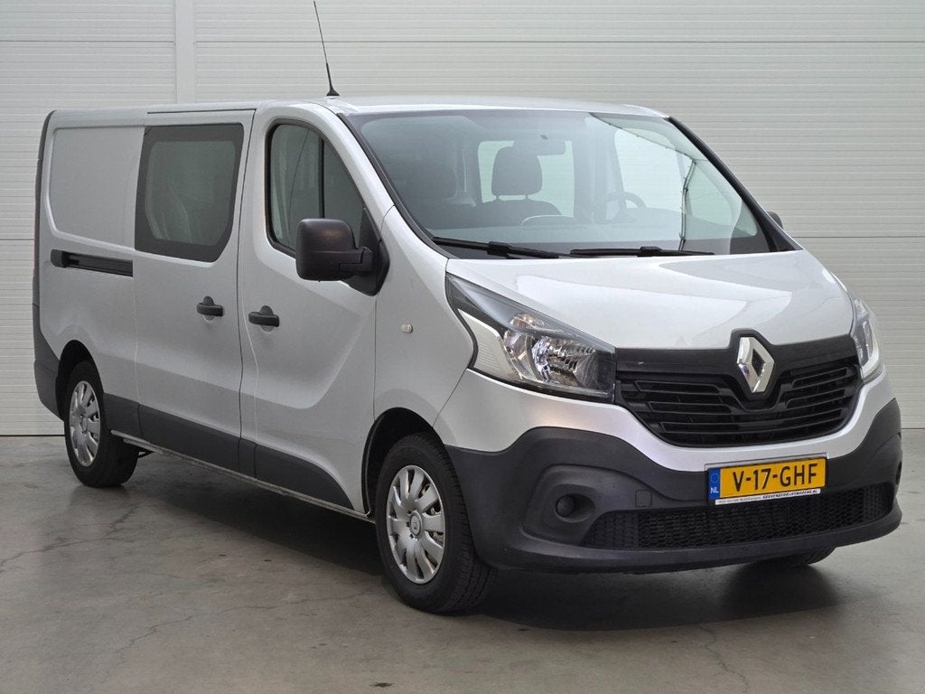 Renault Trafic 1.6 dCi T29 L2H1 Comfort Dubbele Cabine 2016, Auto's, Bestelauto's, Voorwielaandrijving, Parkeersensor, 15 km/l