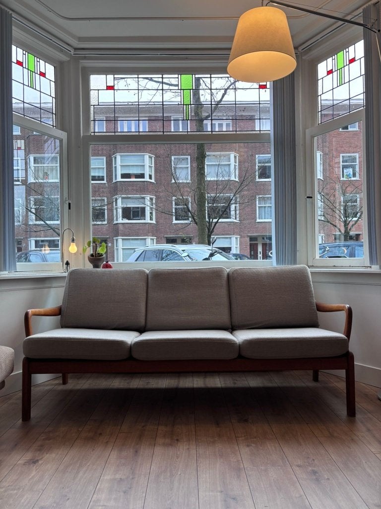 Olson & Søn 3-zits bank | Deens design | MCM | vintage, Huis en Inrichting, Ophalen, Gebruikt, Deens, 150 tot 200 cm