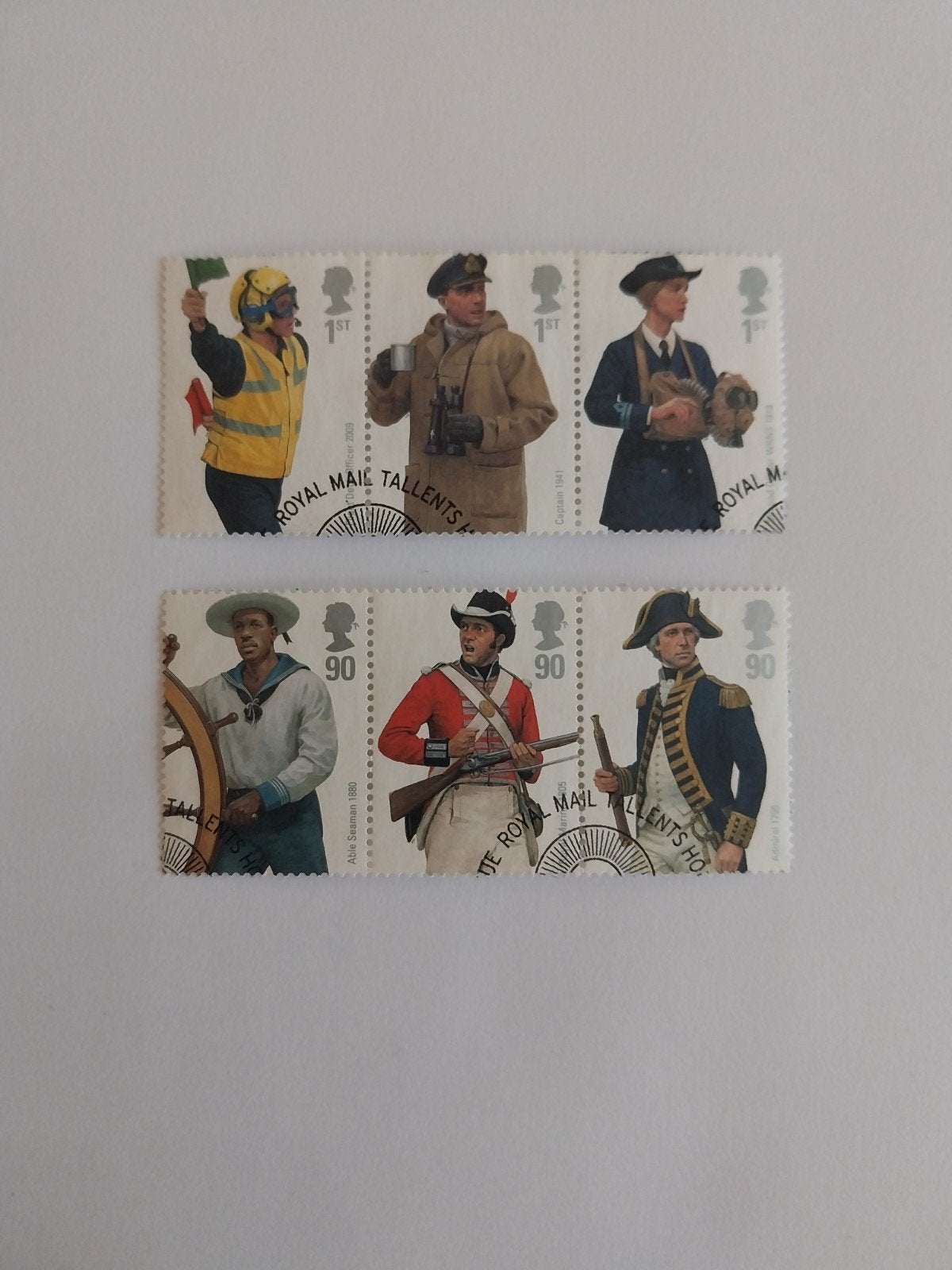 Engeland 2797-2802 uniformen 2009 gestempeld mi 11 euro, Ophalen of Verzenden