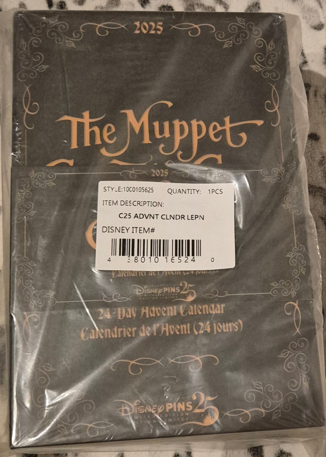 Disney The Muppets Christmas Carol Pins Adventskalender 2025, Ophalen of Verzenden