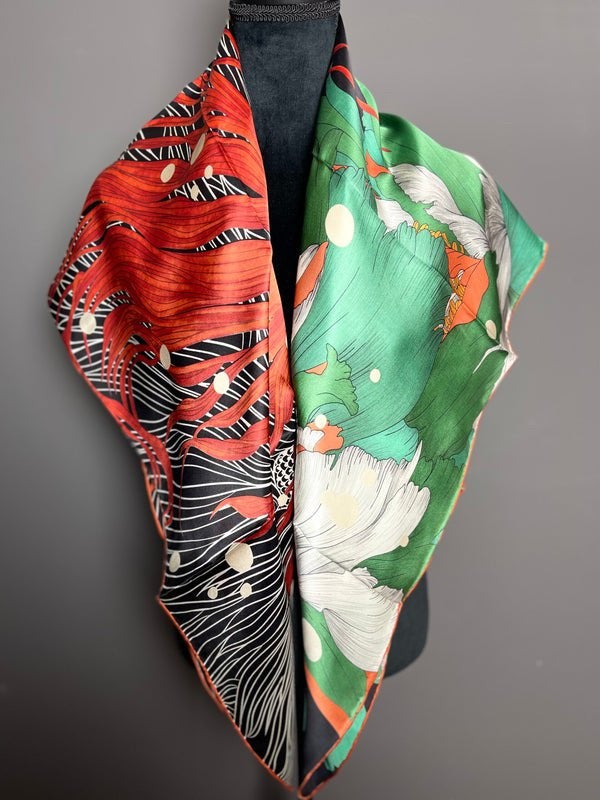 100% zijden sjaal, Kleding | Dames, Ophalen of Verzenden, Nieuw, Sjaal