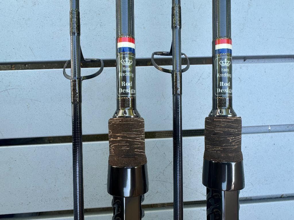 Set van 2 hand gebouwde hengels van 10 Ft en 2,75Lbs, Watersport en Boten, Hengelsport | Karpervissen, Ophalen, Nieuw, Werphengel
