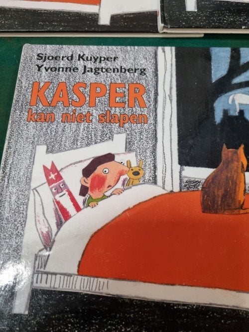 boek kasper kan niet slapen sjoerd kuyper, Ophalen of Verzenden