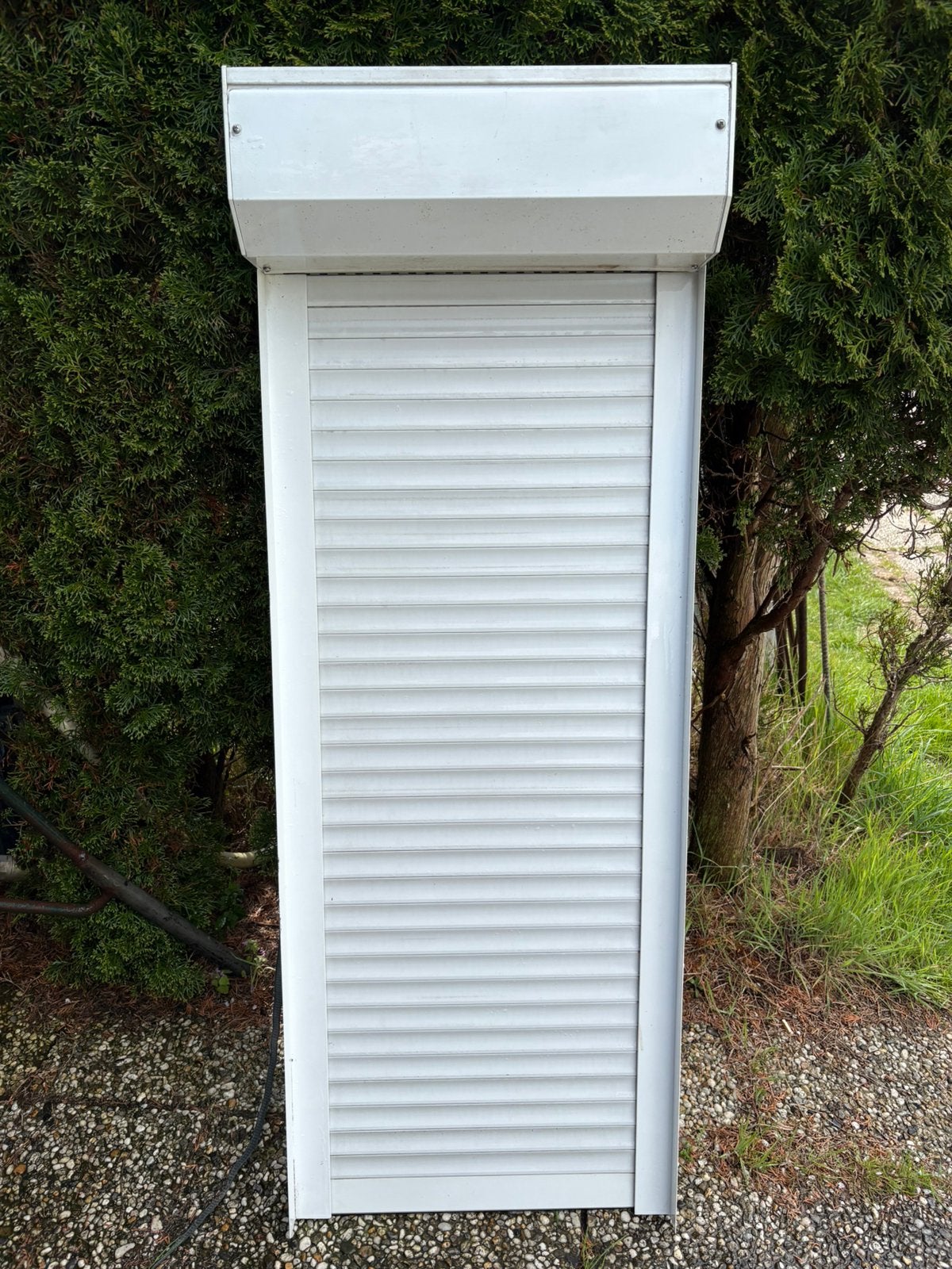 Rolluik 547mm x 1860mm wit - elektrisch - zo goed als nieuw, Minder dan 100 cm, Wit, Ophalen of Verzenden, Zo goed als nieuw