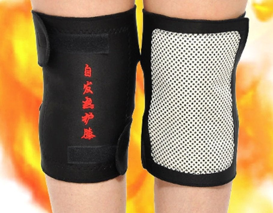 Verstevigende knieband met magnetische warmte., Ophalen of Verzenden, Nieuw