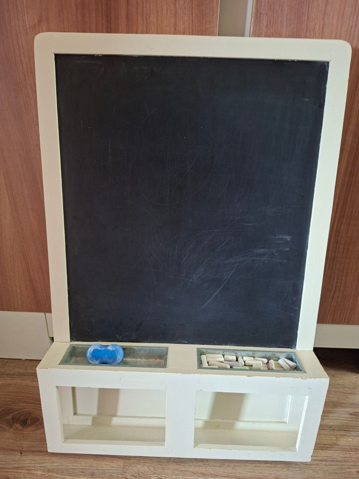 gratis krijtbord, Ophalen