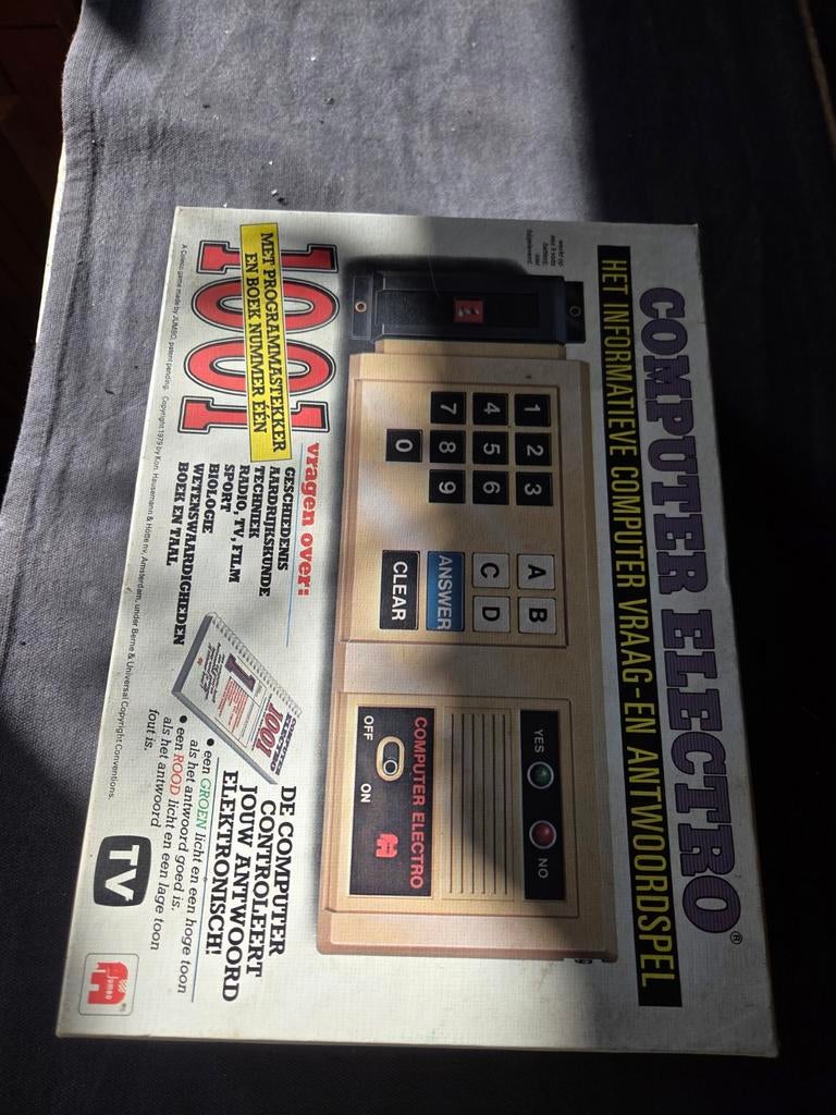 Vintage Computer Electro Vraag- en Antwoordspel, Ophalen of Verzenden
