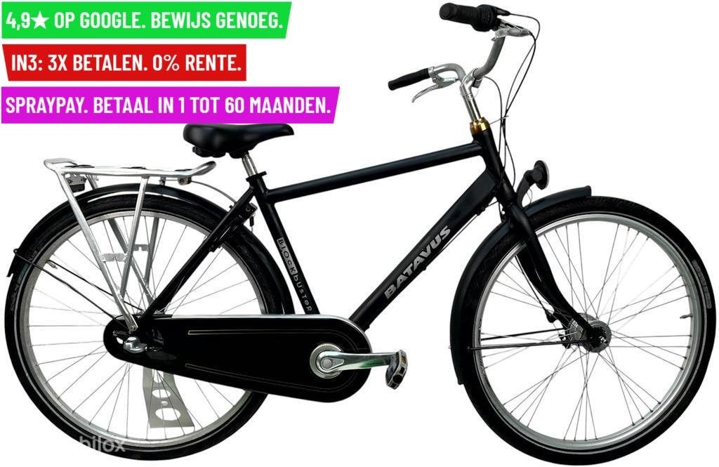 Herenfiets Batavus BlockBuster 28"/50cm/3ver - Levering, Fietsen en Brommers, Fietsen | Heren | Herenfietsen, 9713 Bv Groningen