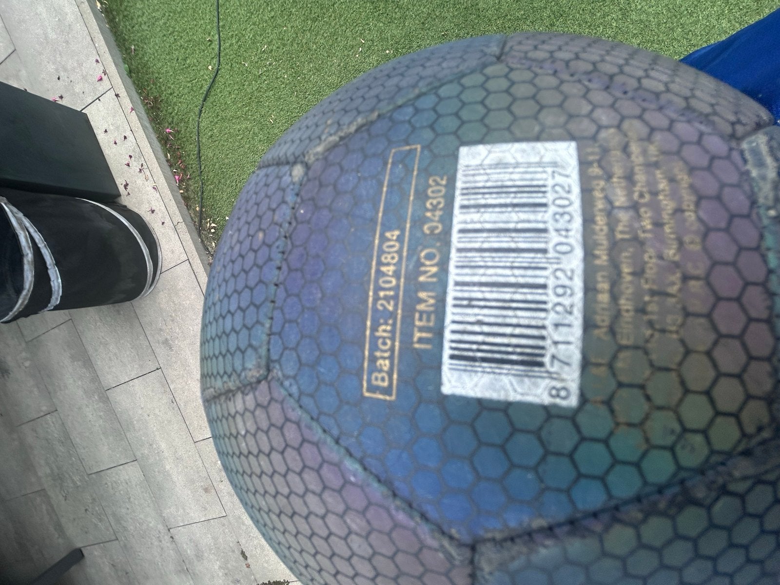Voetbal - Reflecterende Bal voor Avondwedstrijden, Ophalen of Verzenden, Gebruikt