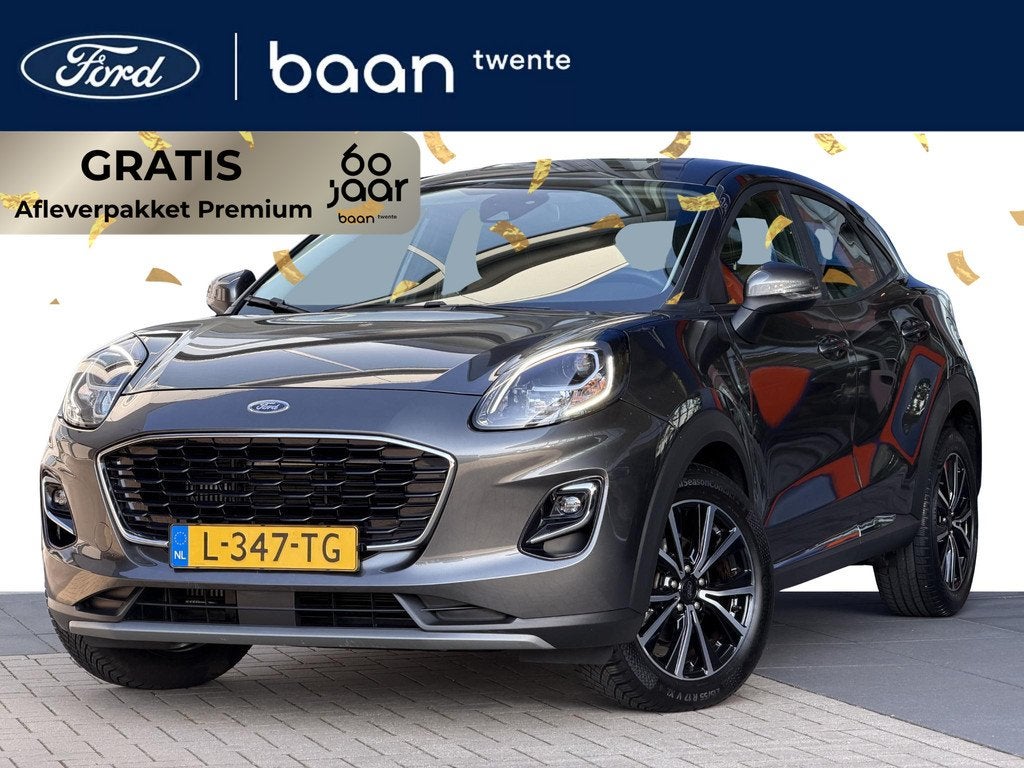 Ford Puma 1.0 EcoBoost Hybrid Titanium Automaat | Winter Pac, 12 maanden, Euro 6, Bedrijf, 3 cilinders