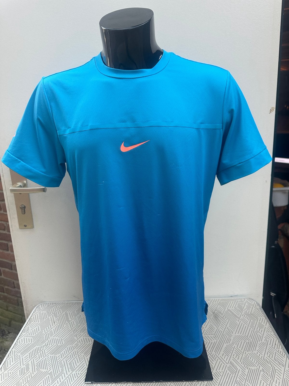 Nike Dri-FIT Rafa Nadal Tennis Shirt - Maat L, Maat 52/54 (L), Blauw, Ophalen of Verzenden, Zo goed als nieuw