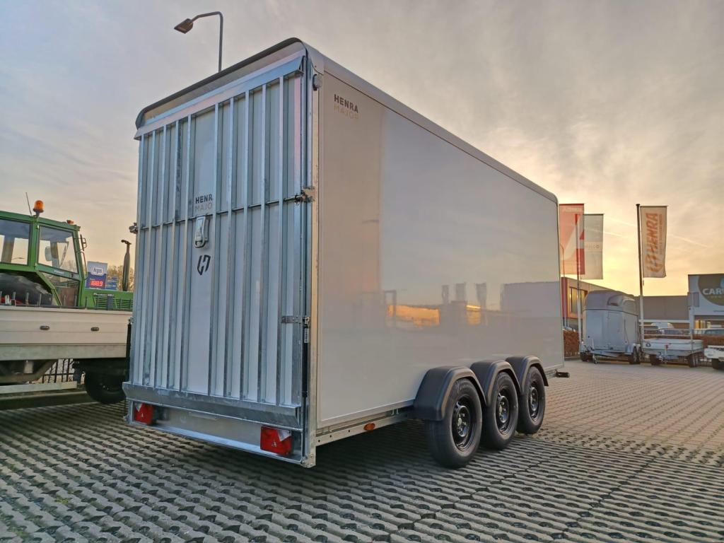 Henra gesloten bakwagen 3-asser 465x183x220 cm VOORRAAD, Nieuw
