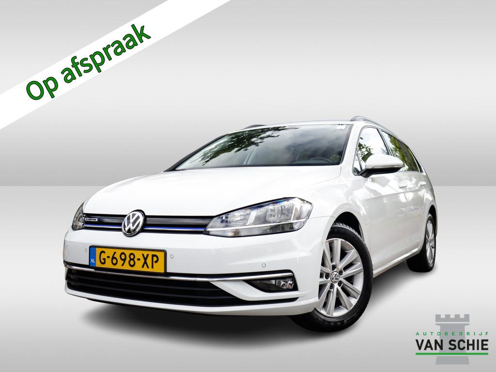 Volkswagen Golf Variant 1.5 TGI CNG Comfortline 1e-Eig. & De, Auto's, 12 maanden, Stof, 4 cilinders, Wit