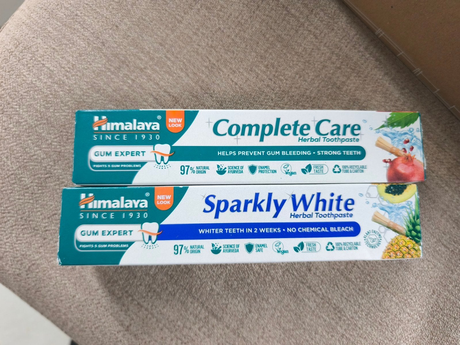 Himalaya Tandpasta: Complete Care & Sparkly White (22 stuks), Ophalen of Verzenden, Nieuw, Tandpasta