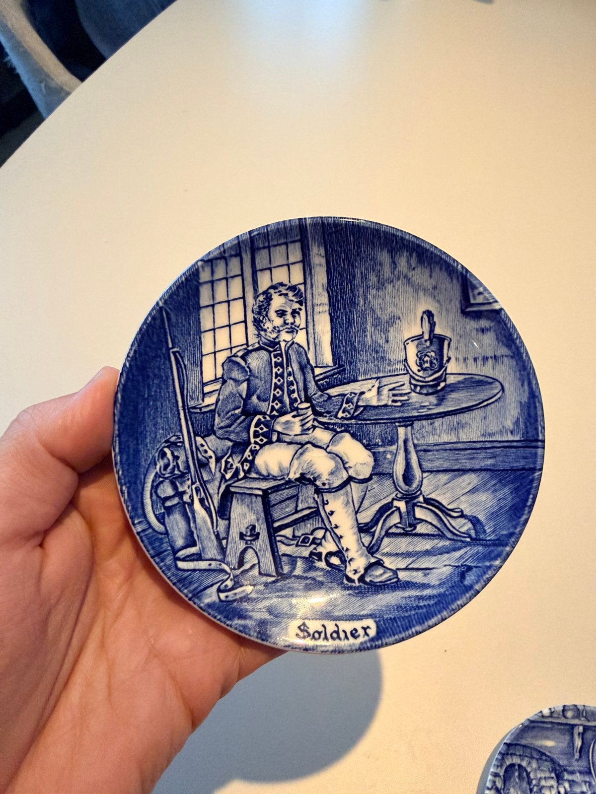 Vintage Enoch Wedgwood Tunstall bordjes, Ophalen of Verzenden