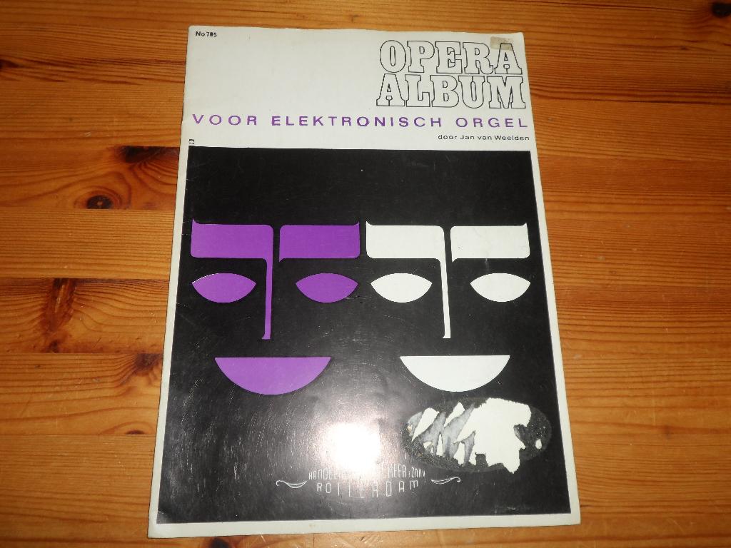 Opera album - jan van weelden, Orgel, Gebruikt, Klassiek, Ophalen of Verzenden