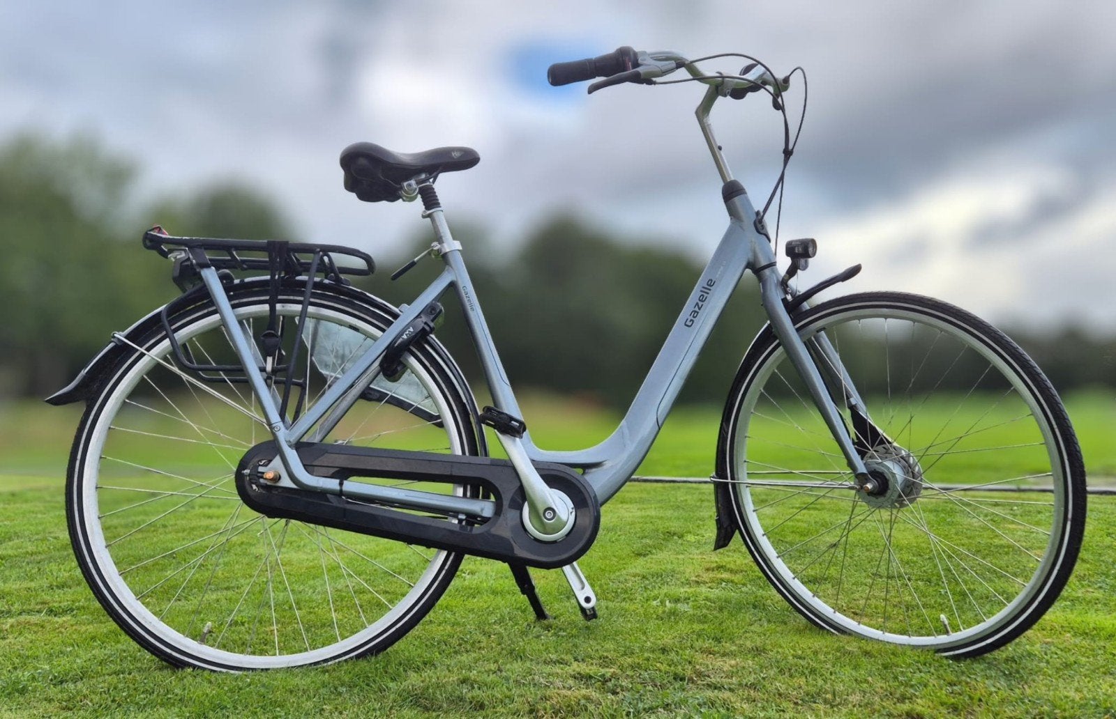 Gazelle Orange C7 Damesfiets, grijs - Nette Staat, Ophalen of Verzenden, Gebruikt, Gazelle, Versnellingen