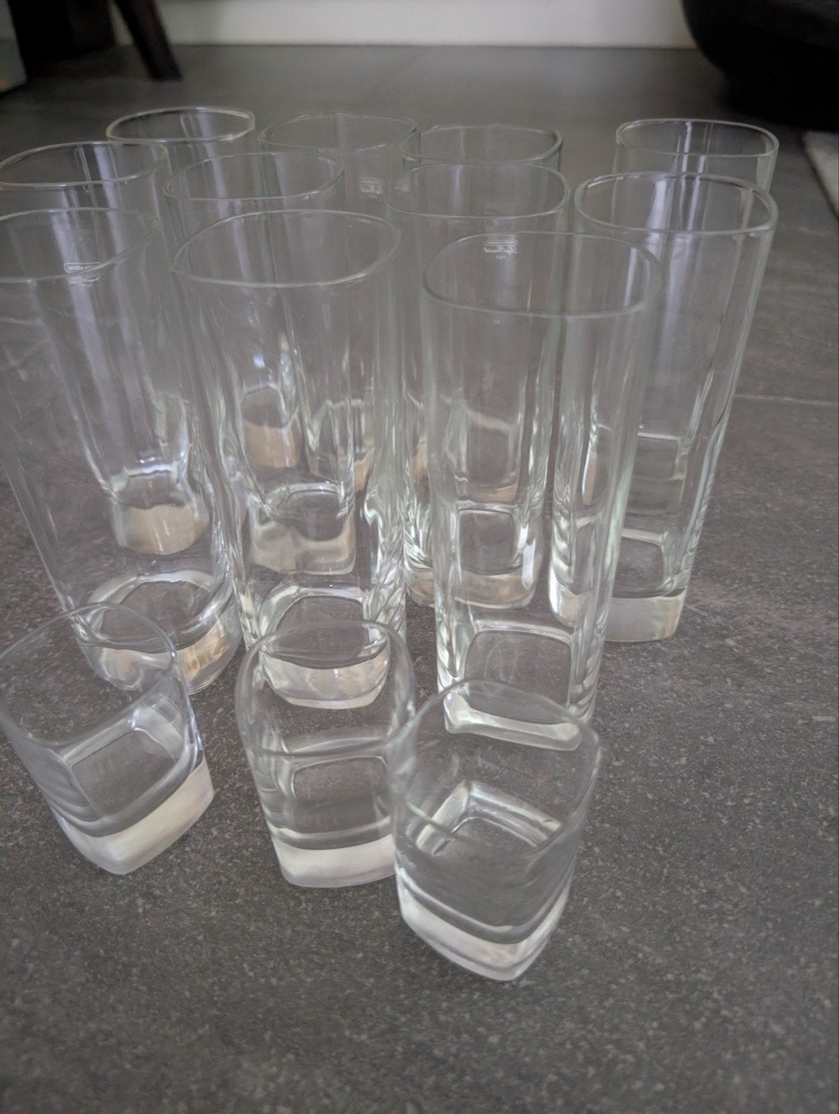 Luigi Bormioli Light & Music glazen set, Glas of Glazen, Gebruikt, Overige merken, Ophalen of Verzenden