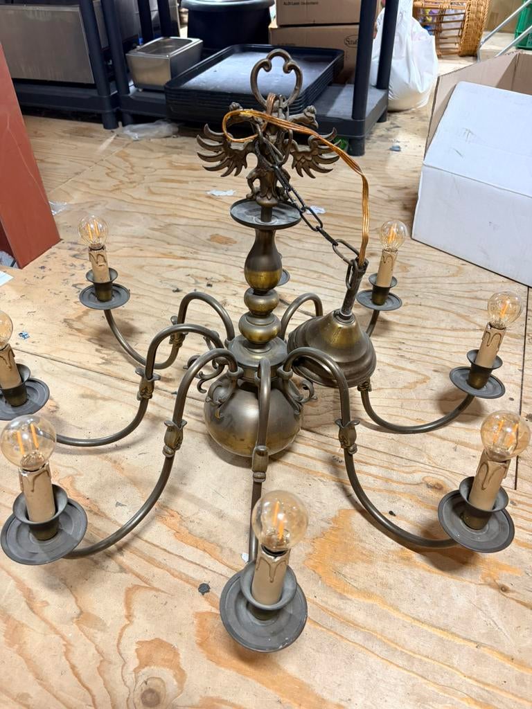 Kroonluchter lamp, Ophalen