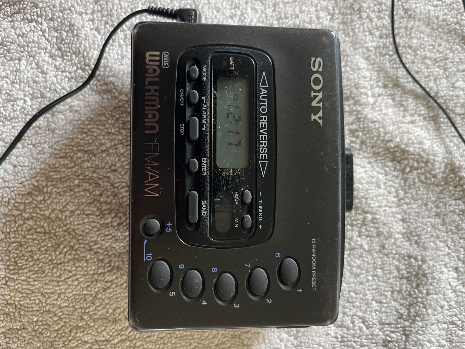 Sony Walkman FM/AM met Auto Reverse en Hoofdtelefoon, Ophalen of Verzenden, Walkman