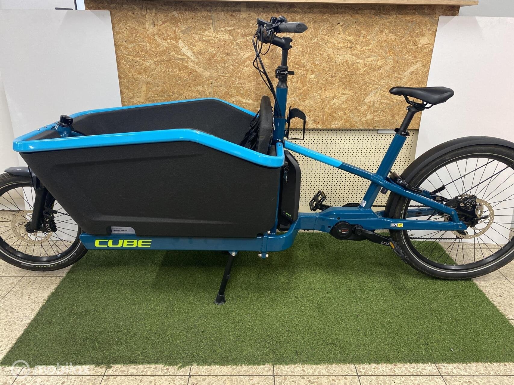 CUBE CARGO LINE BAKFIETS SPORT HYBRID 2023 SLECHTS 386 KM, Fietsen en Brommers, Fietsen | Bakfietsen, CUBE, CUBE, CUBE, Overige merken