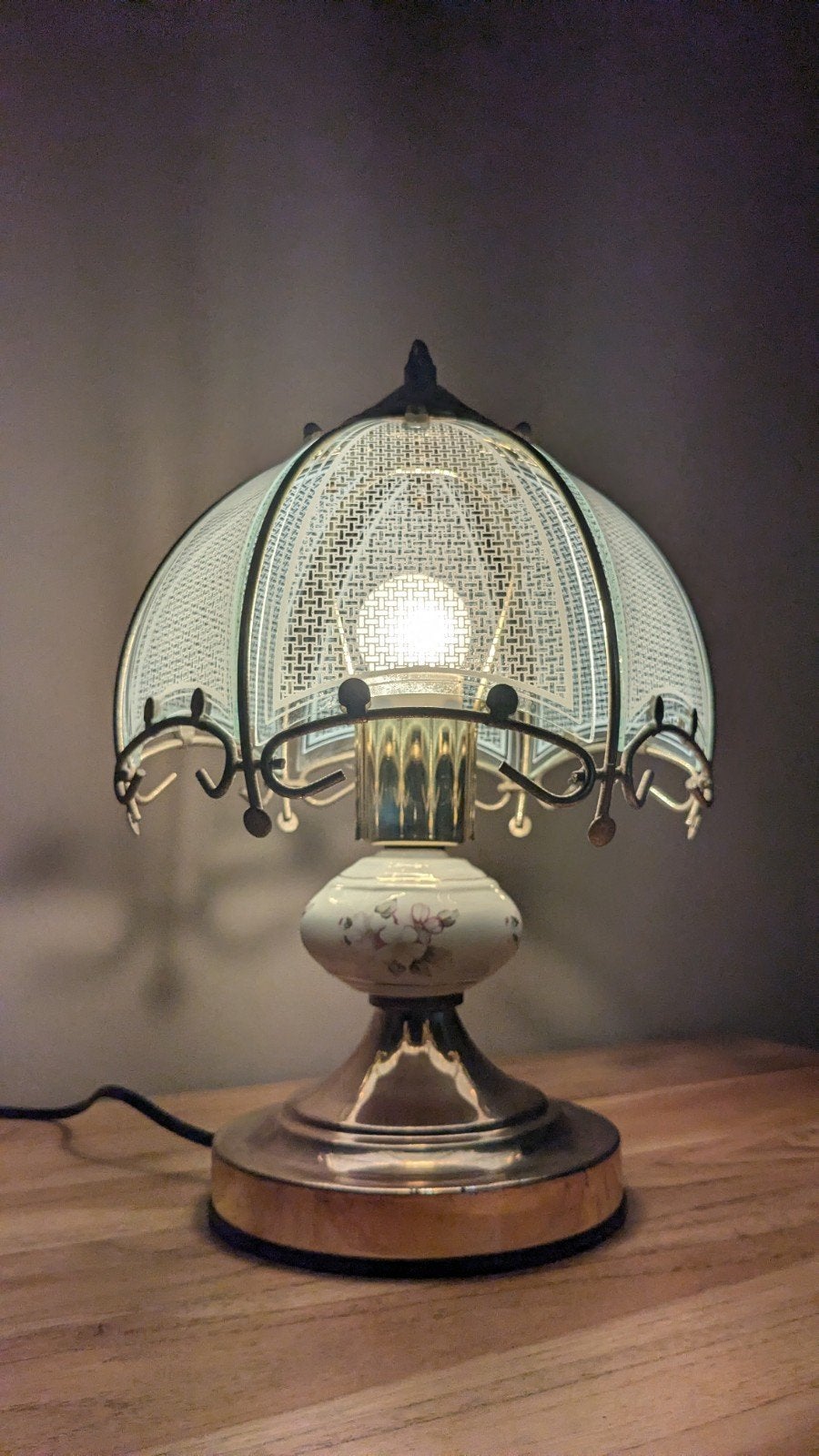 Vintage Tafellamp met Touch Bediening en Dimfunctie, Ophalen of Verzenden