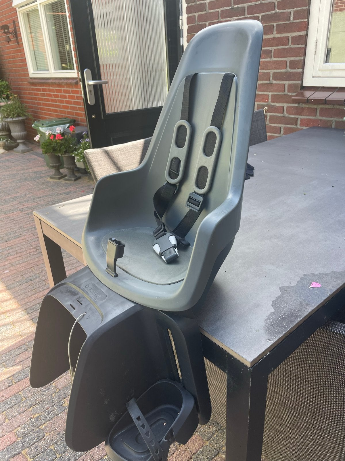 Bobike fietsstoeltje voor achterop de fiets, Achterzitje, Ophalen, 15 t/m 25 kg, Gebruikt