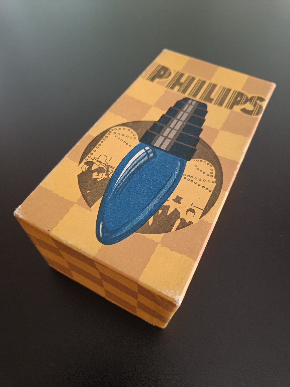 Vintage Philips gloeilampendoos (leeg), Verzamelen, Ophalen of Verzenden, Gebruikt, Verpakking