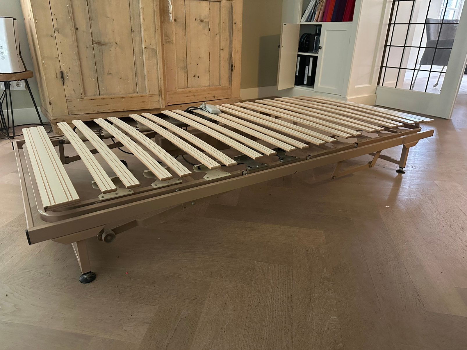 Morpheus electrische lattenbodem, Huis en Inrichting, Ophalen, Gebruikt, 90 cm, Eenpersoons