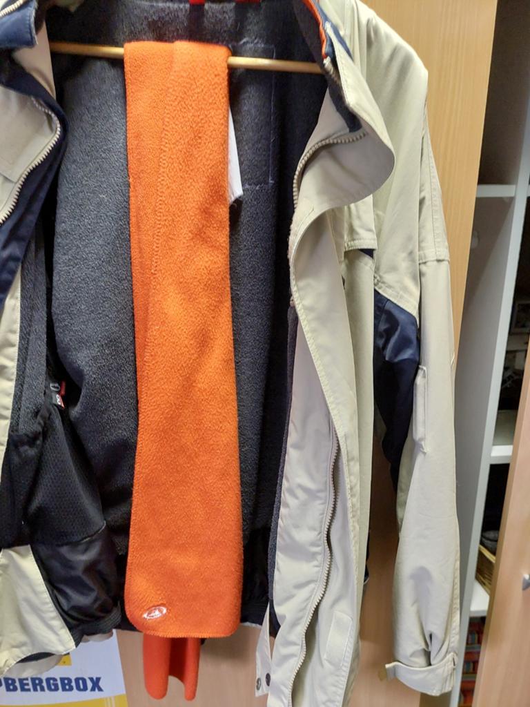 Dames outdoor jas met fleecevoering en sjaal, Ophalen of Verzenden, Gedragen, Beige