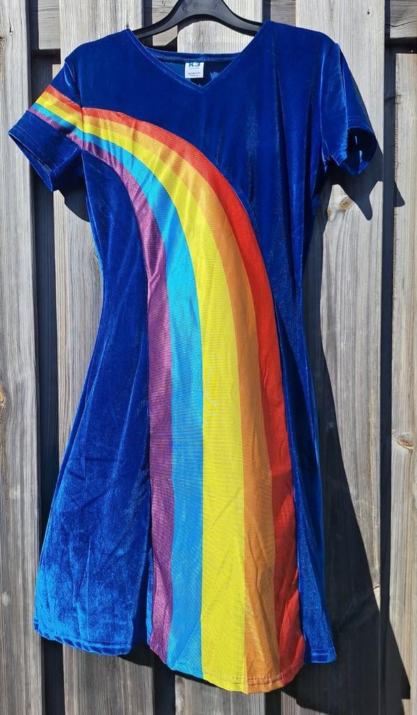 K3 💛🩵🧡 volwassen jurkje 38-40   origineel studio 100, Kleding | Dames, Carnavalskleding en Feestkleding, Ophalen of Verzenden